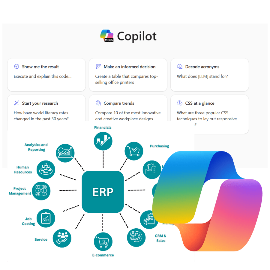 Microsoft Copilot AI assistance in Business Central