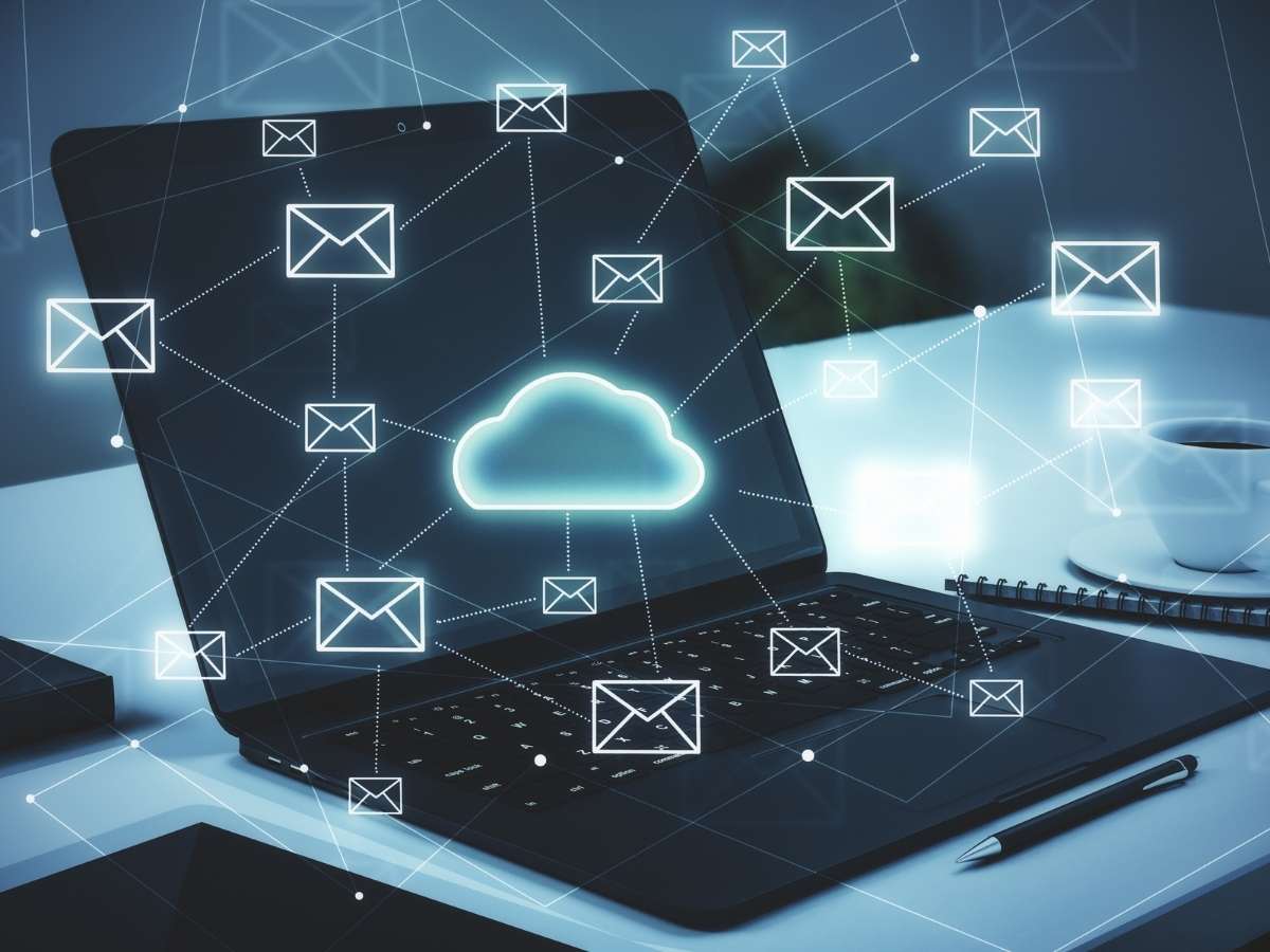 Hosted business email illustration